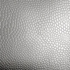 Silver leather pattern background with copy space for text or design showing the texture