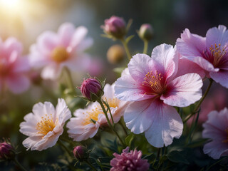 Obraz premium Nature Plesent Flowers With Beautiful Seenary 