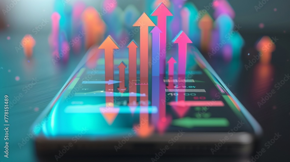 Poster an illustration of app modernization concept, showcasing the evolution of technological application 
