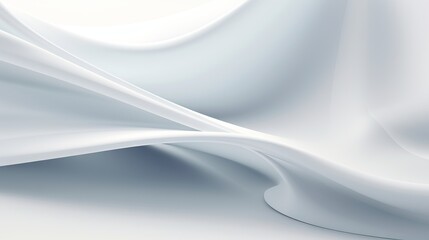 Crisp and pristine white abstract background