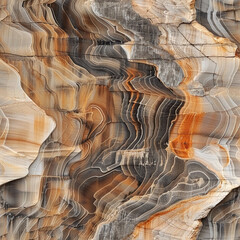 Colorful Geologic Strata Texture