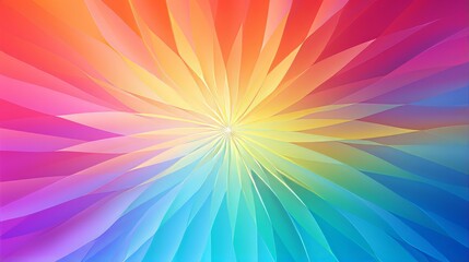 Fototapeta premium Radiant spectrum burst burst of radiant colors in a gradient