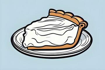Cream Pie Cake Slice
Generative AI
