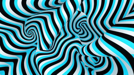 A trippy optical illusion with endlessly repeating patterns