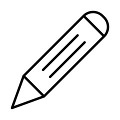 Pencil line icon