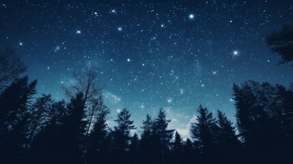 A dreamy, starry night sky for a celestial atmosphere - obrazy, fototapety, plakaty