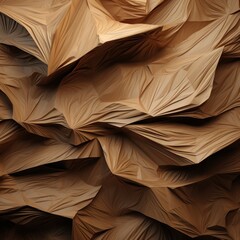 Brown abstract dark design majestic beautiful paper texture background 3d art