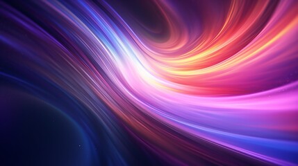 A mesmerizing hyper space background with swirling colors