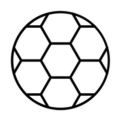 Obraz premium sports ball line icon