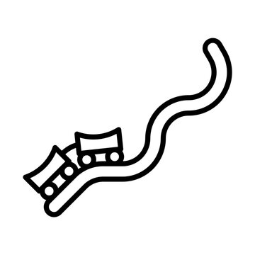 recommend clip art: roller coaster line icon
