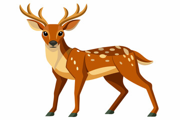 deer vector illustration 