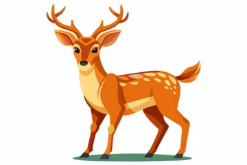 Tischdecke deer vector illustration  © Jutish