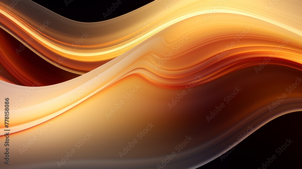 Poster an undefined, blurred pattern with a sense of fluid motion