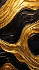 Gold abstract dark design majestic beautiful paper texture background 3d art 