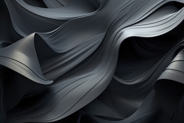 Gray abstract dark design majestic beautiful paper texture background 3d art - obrazy, fototapety, plakaty