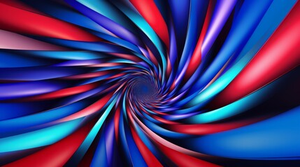 Hypnotic hyper zoom design with abstract patterns