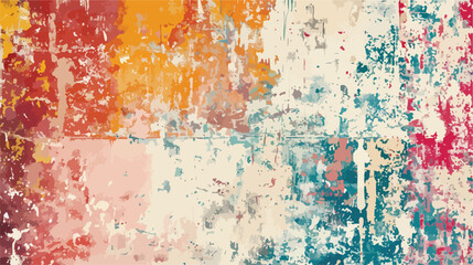 Abstract multicolor grunge background with abstract co