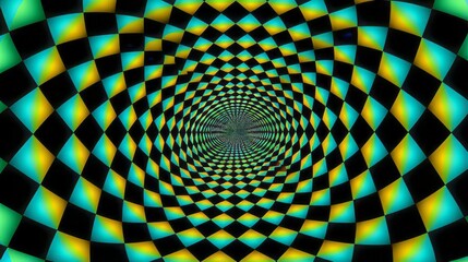 A captivating illusion that appears to warp reality
