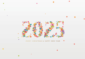 Happy new year 2025. vector illustration