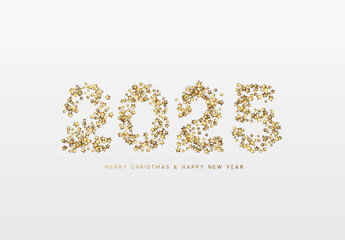 Happy new year 2025. vector illustration