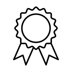 Achievement line icon