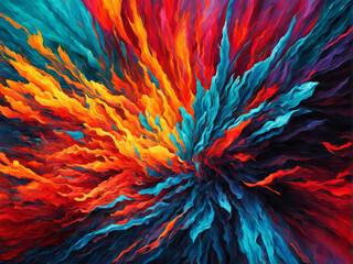 abstract background with waves