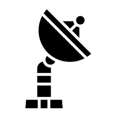 Satellite Dish glyph icon