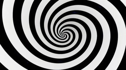 A hypnotic spiral illusion creating a sense of movement