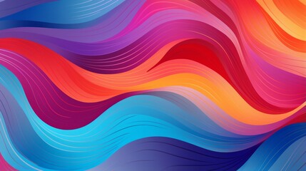 Obraz premium Playful and vibrant abstract pattern with a blend of intense colors