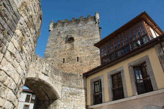 old castle in the city of Salas, Asturias 