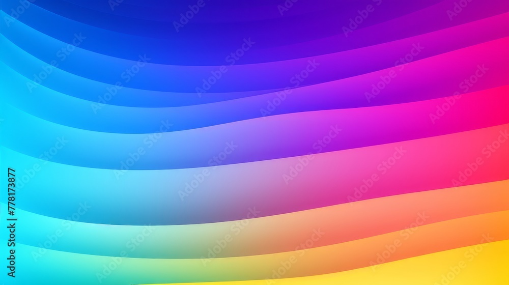 Poster rainbow gradient spectrum a vibrant rainbow spectrum gradient for cheerful projects