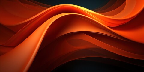 Orange abstract dark design majestic beautiful paper texture background 3d art