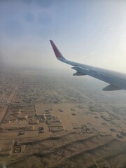 Moments Before Landing in Sharjah, UAE