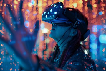 Immersive virtual reality training experience educational simulation artistic award-winning photo