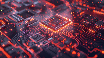 Electronic circuit board close-up ,Electronic hardware technology ,Circuit board background technology background, Abstract computer circuit board wallpaper background