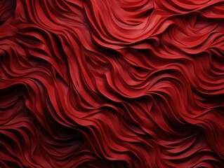 Red abstract dark design majestic beautiful paper texture background 3d art