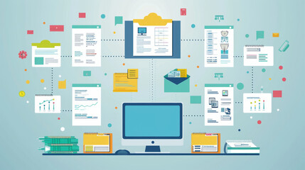 Document Management, Transition of document workflow from physical paper to digital format.