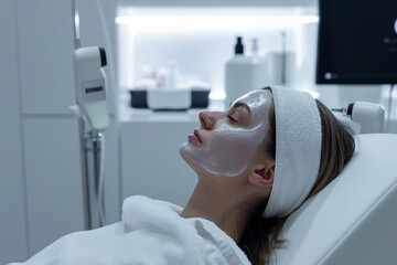 Skin treatment, facial skincare treatment