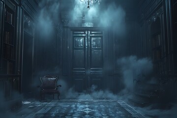 Confronting Spectral Apparitions and the Dark Power of a Cursed Artifact within the Haunted Neoclassical Mansion
