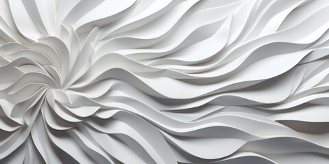 White abstract dark design majestic beautiful paper texture background 3d art  - obrazy, fototapety, plakaty