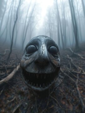 Twisted nightmare grotesque mask