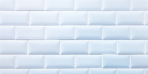 White majorelle shiny clean metro brick wall background pattern with copy space for design blank 