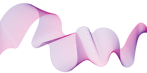 abstract background design, vector illustration ,wave pattern illustration in purple and magenta color 