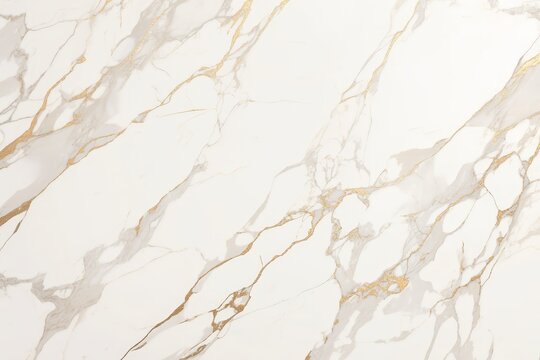 A closeup of white marble with gold veins, showcasing the natural texture and elegance in an elegant setting. 
