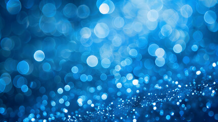 blue glow particle abstract bokeh background