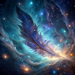 Cosmic Feather Background