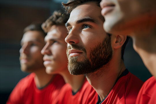 close up man sports team - Powered by Adobe