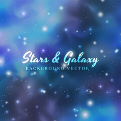 Galaxy starry abstract square background design