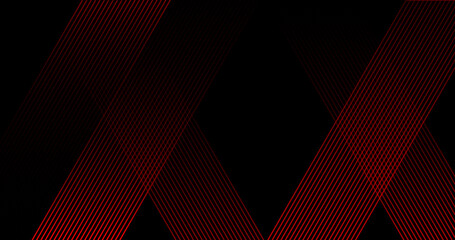 black abstract, polygon, red geometric line, elegant background, red abstract, premium background, red blank product background science, futuristic, energy technology concept. Digital image of light,