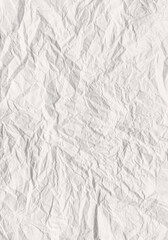 Beige Vertical Crumpled Old Paper Texture Background
